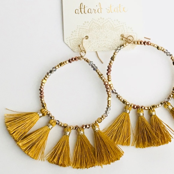 Altar'd State Jewelry - 🔥1 DAY SALE🔥 Altar’d State Tassel Bead Earrings